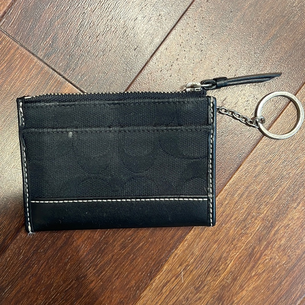 Coach change purse with spot for card